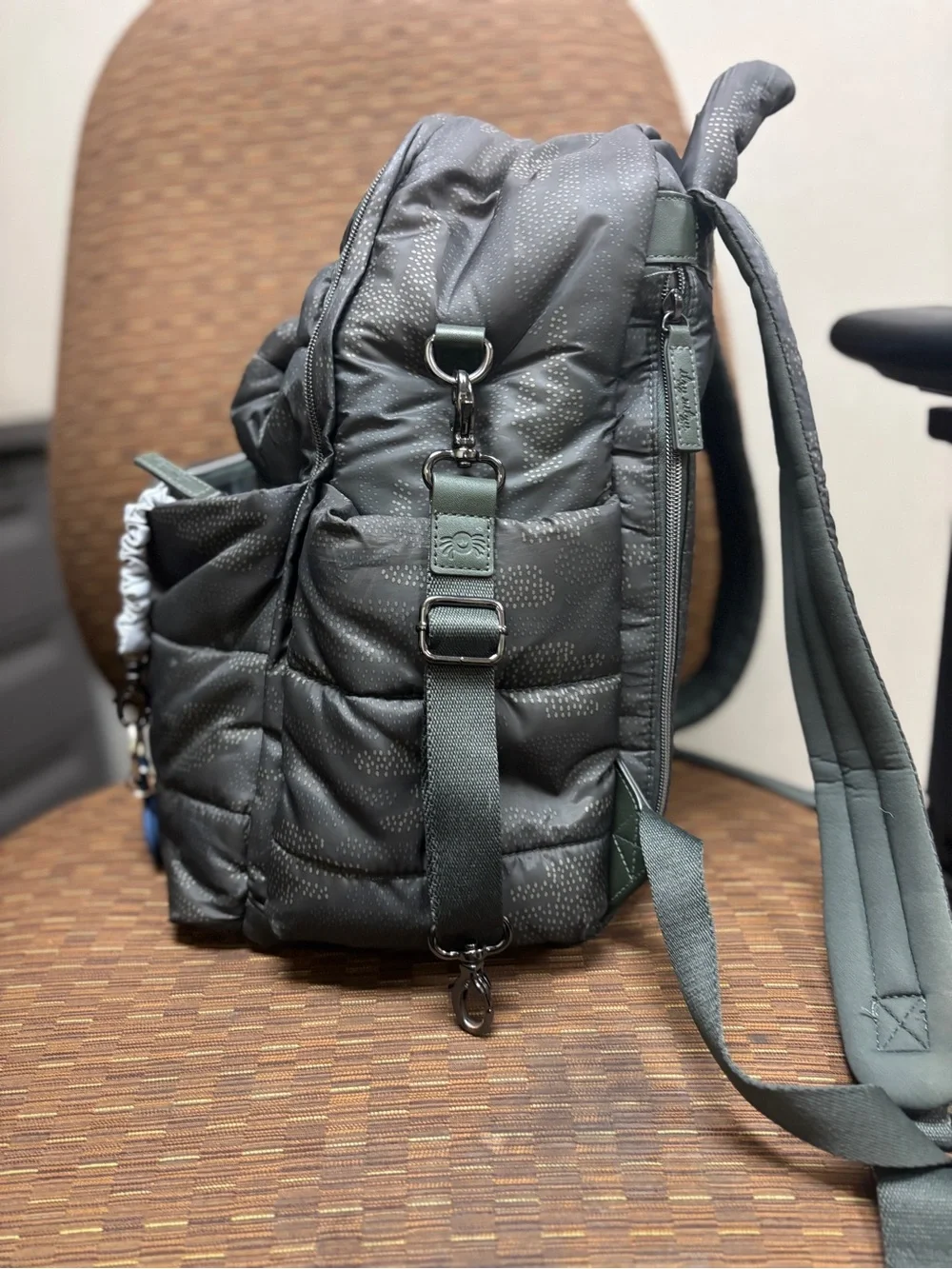 Itzy Ritzy Dream Diaper Bag Backpack w/Changing Pad in Cloud Camo